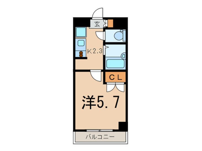 コンフォリア芝浦キャナルの物件間取画像