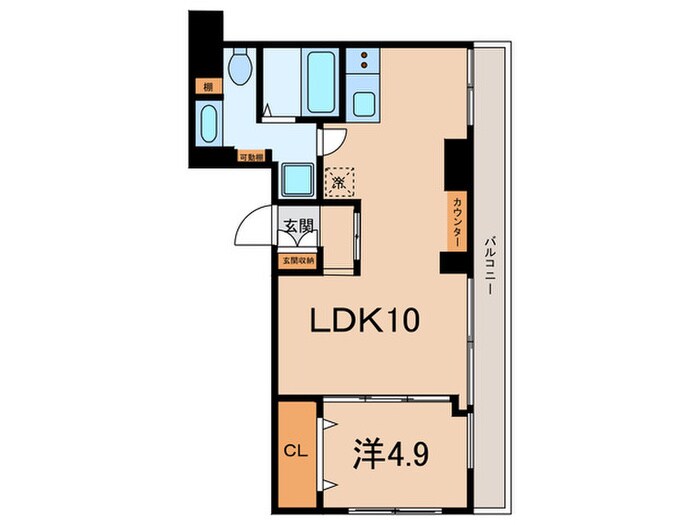 ONE ROOF FLAT NISHIWASEDAの物件間取画像