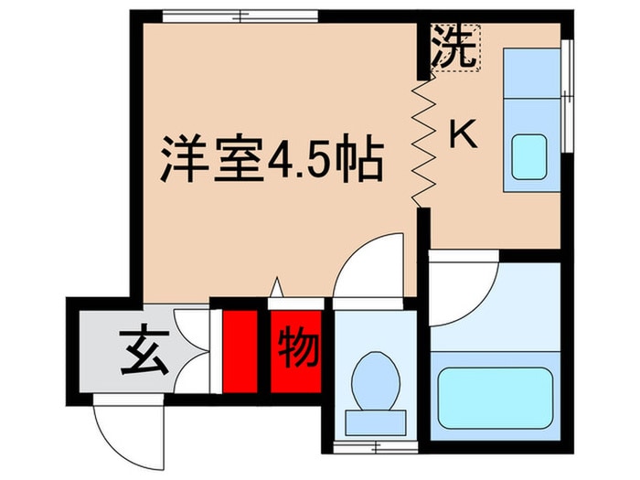 岡村アパートの物件間取画像