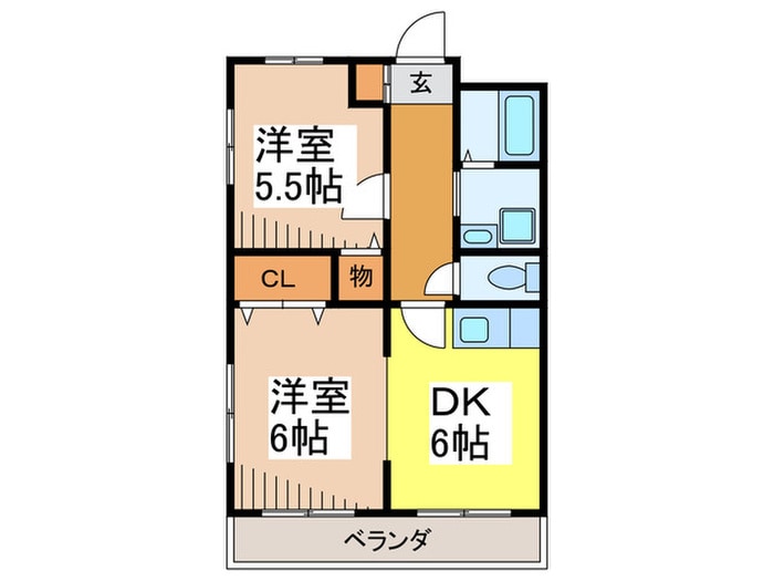 クリオンの物件間取画像