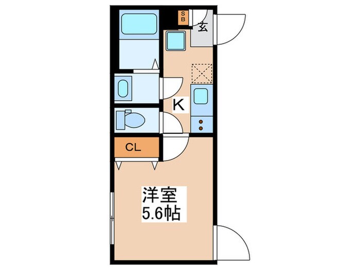 エクセラン立石Ⅱの物件間取画像