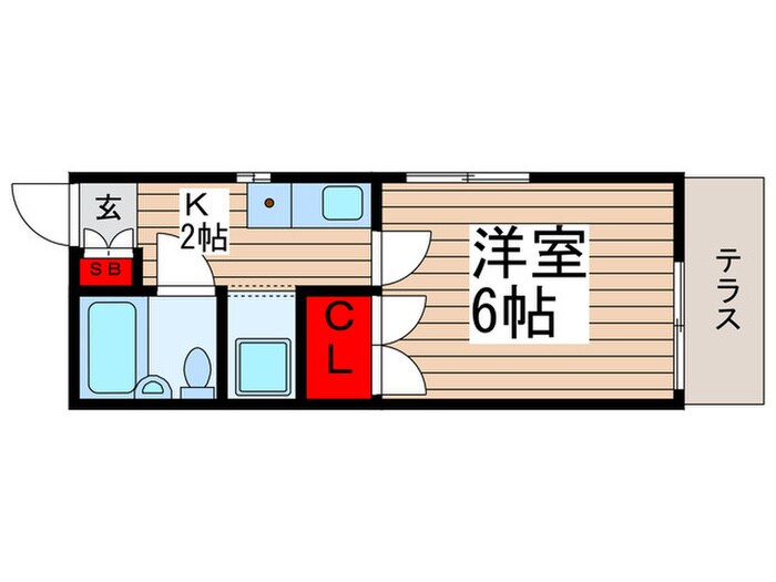 ﾊｲﾑ3の物件間取画像