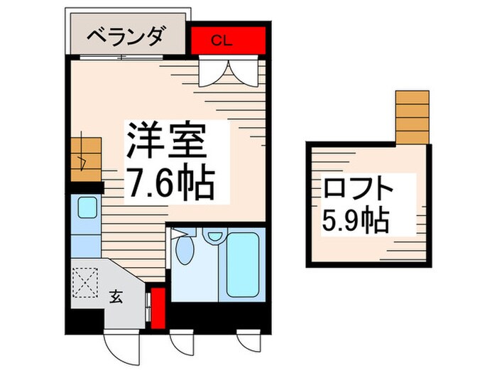 ピュアコートの物件間取画像