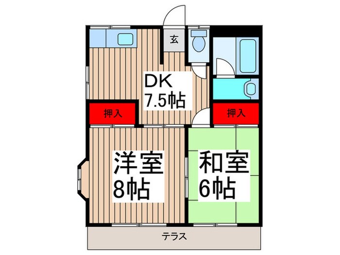 物件間取画像