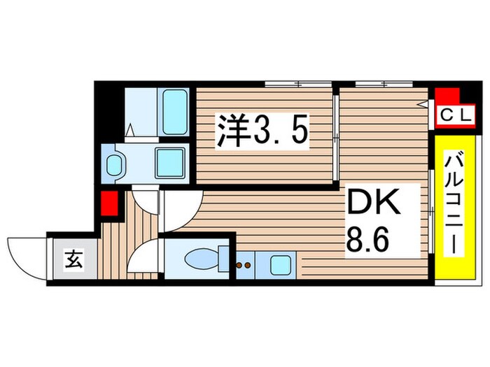 ｉｌ　ｃｅｎｔｒｏ　本千葉駅前の物件間取画像