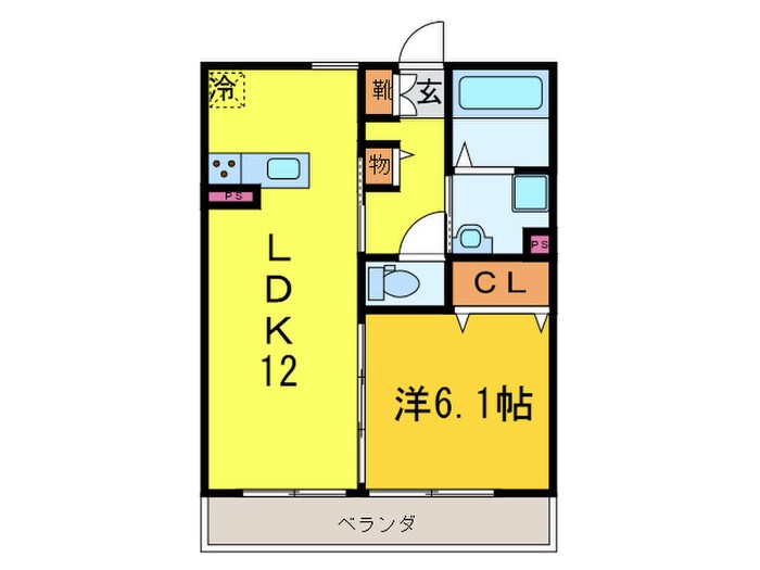 アベニ－ル武蔵小杉の物件間取画像