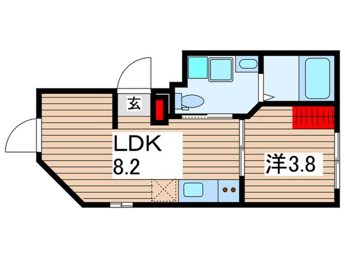 CASA　GRAZIE西大島の物件間取画像