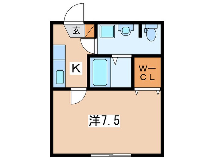 クロノスディオの物件間取画像