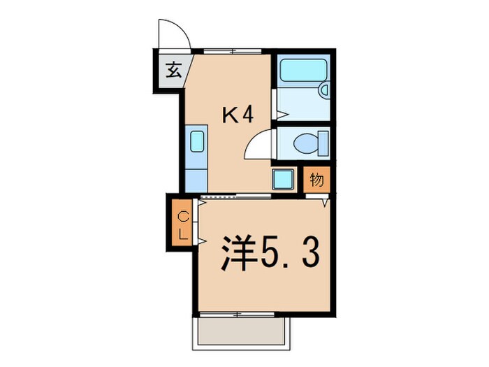 和光ハイツの物件間取画像