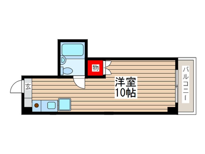 立川パレス527の物件間取画像