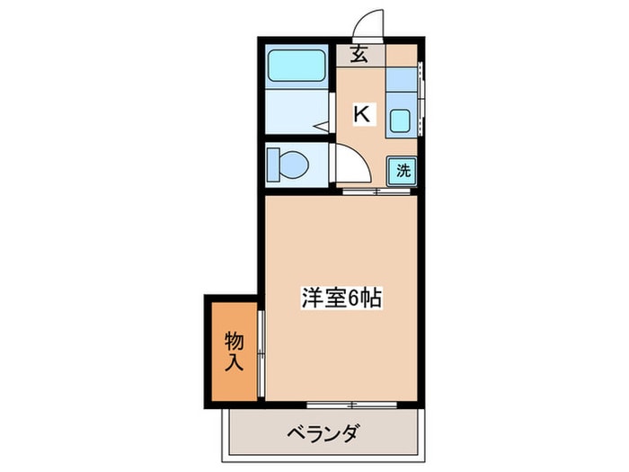 コーポ小穴の物件間取画像