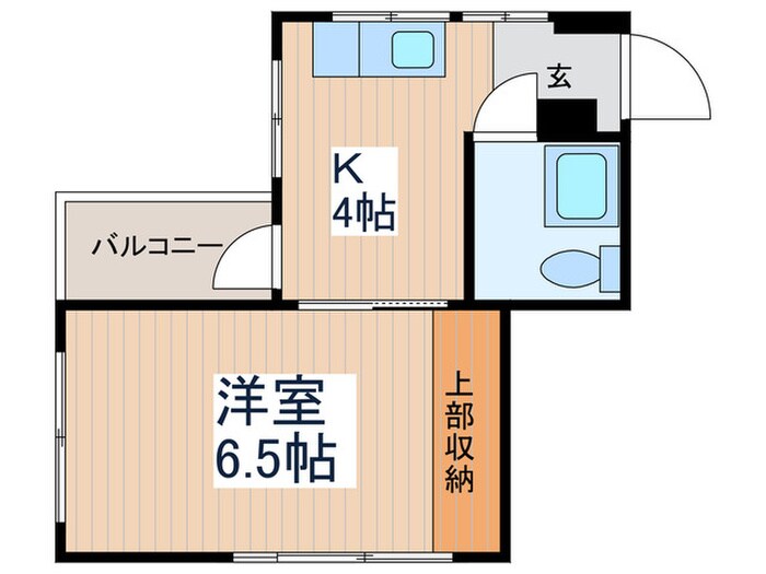 コーポラス所の物件間取画像