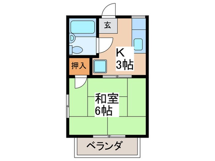 ハイツイガラシの物件間取画像