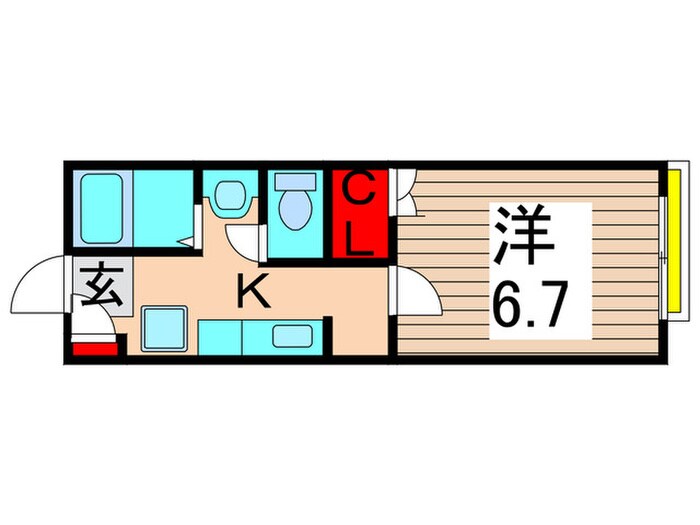 ソレイユBの物件間取画像