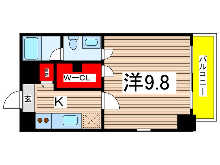 コンフォリア両国DEUXの物件間取画像