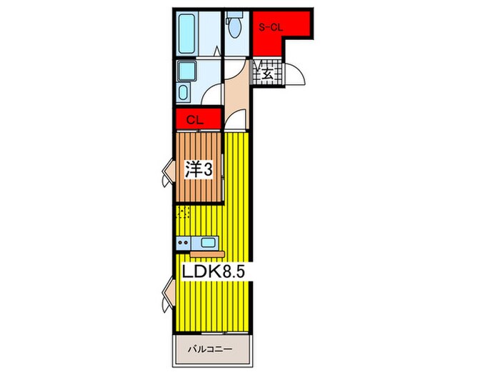 仮)三橋2丁目共同住宅の物件間取画像