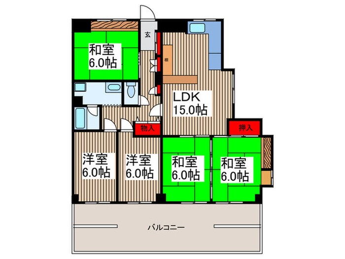 穂積ビルの物件間取画像