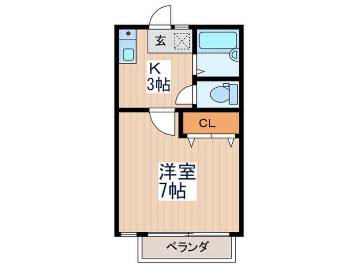 カ－ムハイツ恋ヶ窪Ⅲの物件間取画像