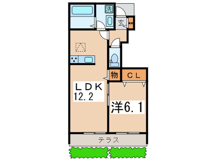 サンエイハイムの物件間取画像