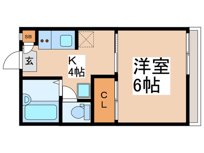 サンライフ壱番館の物件間取画像