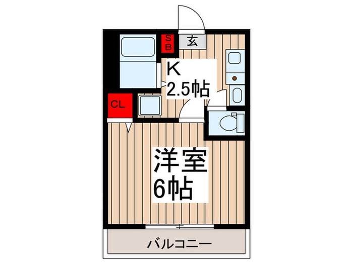 パインズ竹ノ塚の物件間取画像