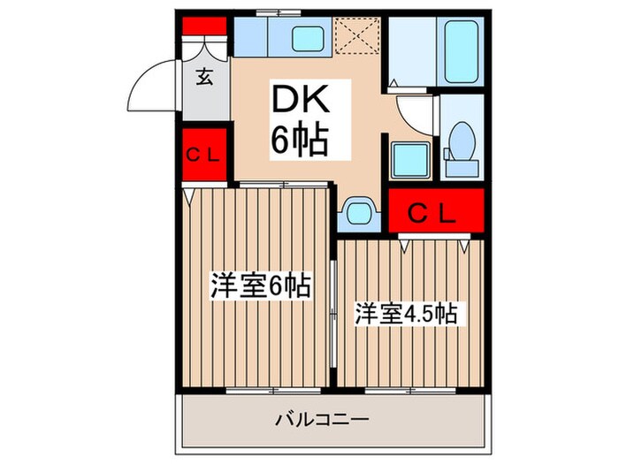 ときわマンションの物件間取画像