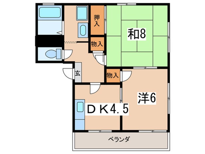 アンシャンテ２１の物件間取画像