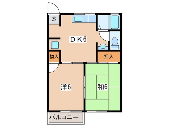 セジュ－ル今川の物件間取画像