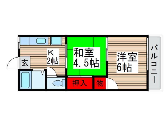 物件間取画像