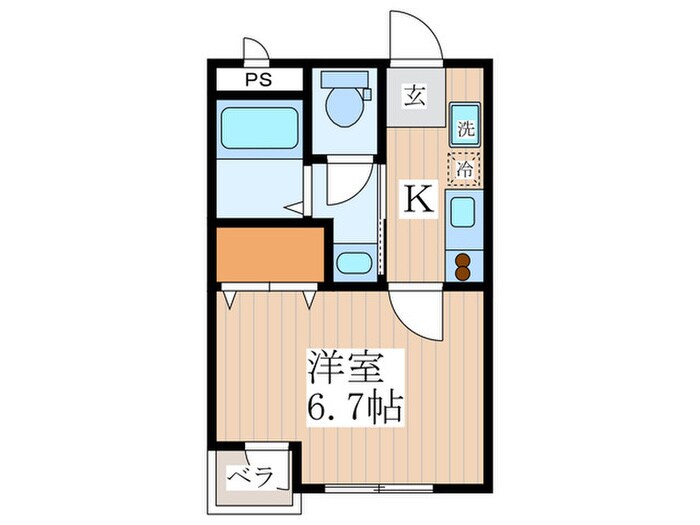 エクストゥディオ桜上水の物件間取画像