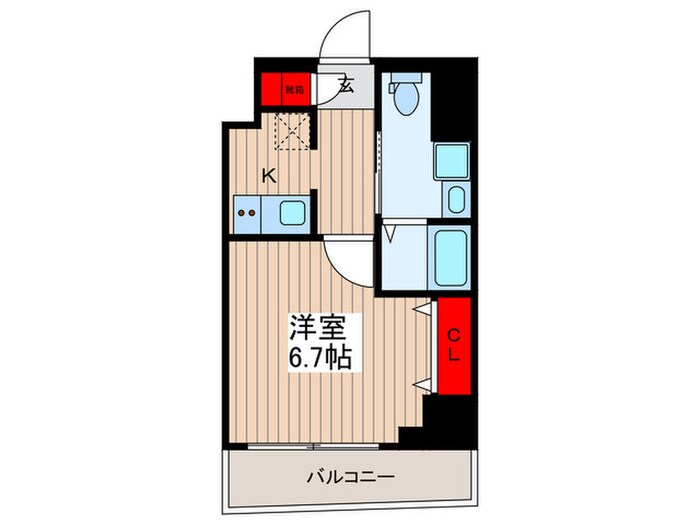 ｱｲﾙﾌﾟﾚﾐｱﾑ亀戸ﾉｰｽの物件間取画像