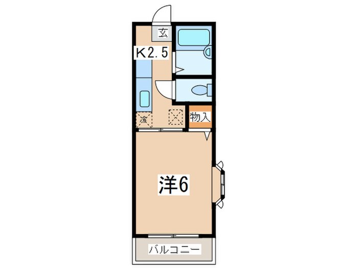 フラッツ横浜２の物件間取画像