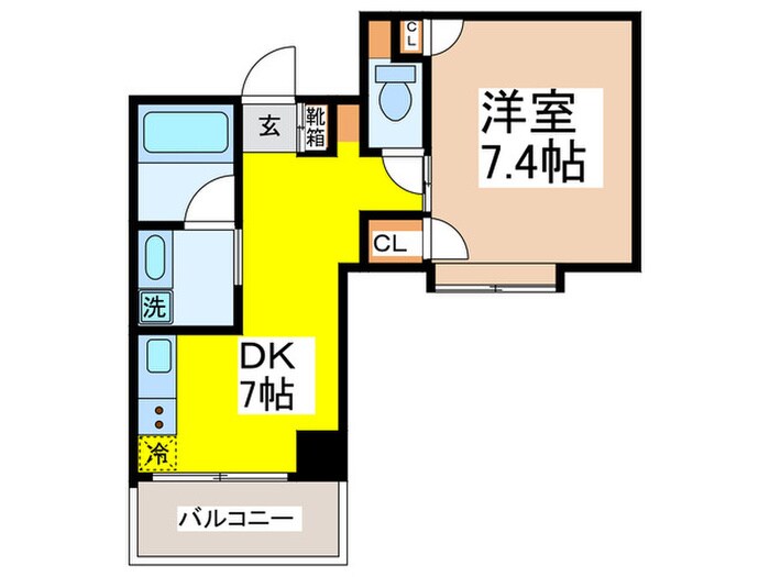 ベルビュー桜丘の物件間取画像