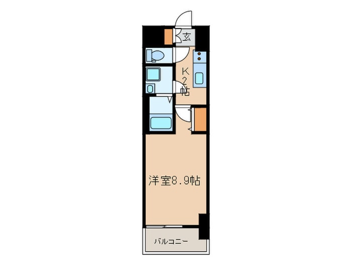 クロスレジデンス飯田橋の物件間取画像