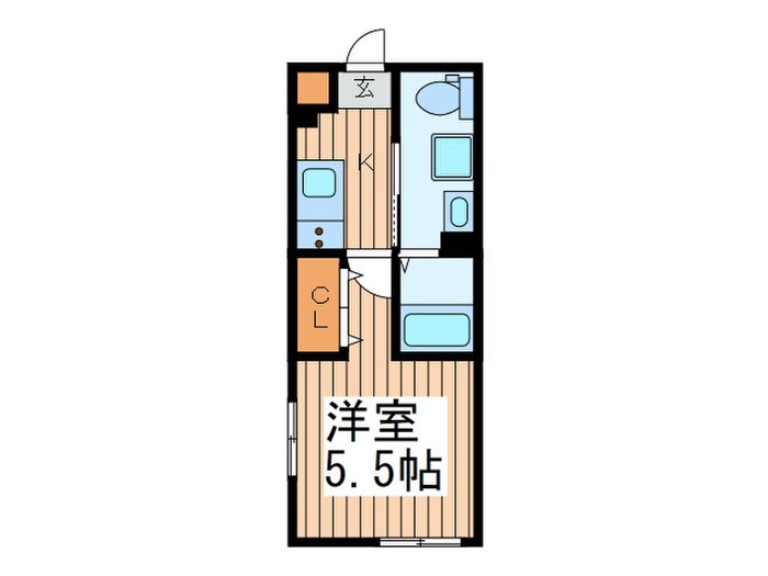 ヴィラージュ中山の物件間取画像