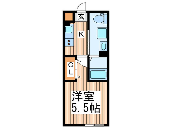 ヴィラージュ中山の物件間取画像