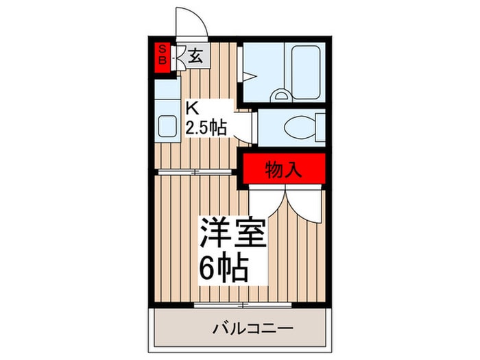 ワンステップハイツの物件間取画像