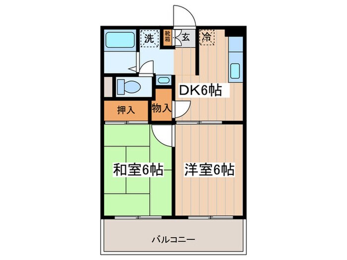 ベルメゾン桜上水の物件間取画像