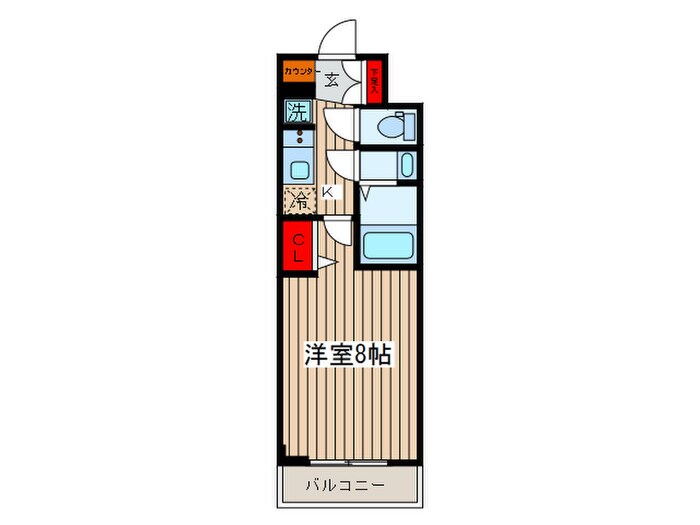 ライトテラス蔵前の物件間取画像