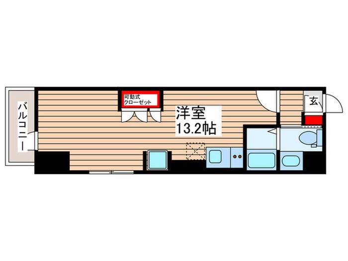 エストウルースプラス三ノ輪の物件間取画像