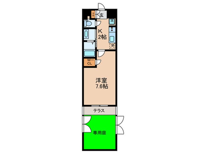 ラティエラ都立大学の物件間取画像