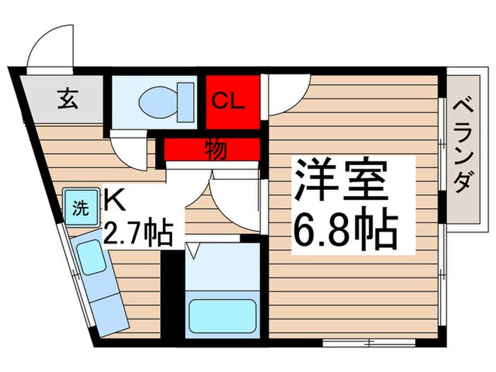 ベルコリ－ヌ上本郷の物件間取画像