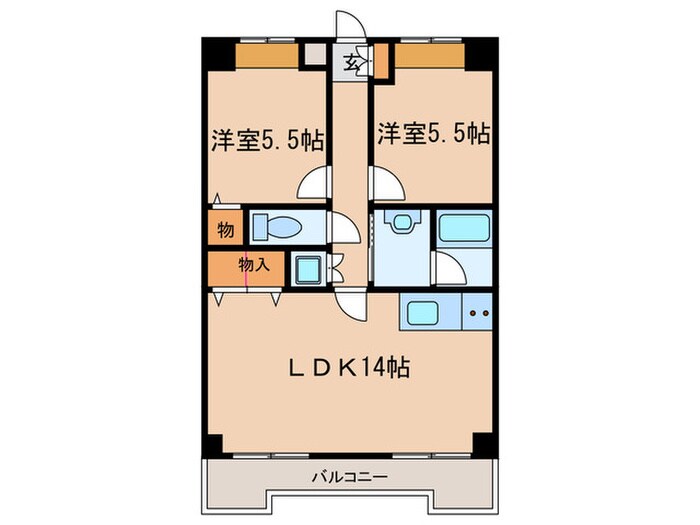 リンデンハイム赤塚の物件間取画像