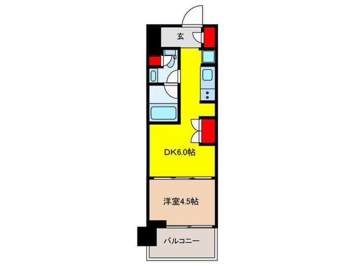 ウエリスアーバン水天宮前の物件間取画像