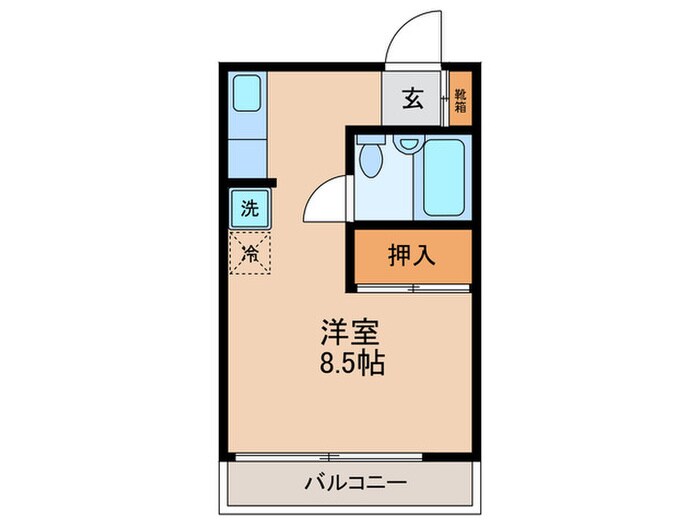 ﾄﾞ･ｴﾙ･ｺｽﾓの物件間取画像