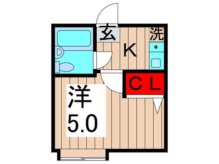 ﾊﾟﾃｨｵ中川の物件間取画像