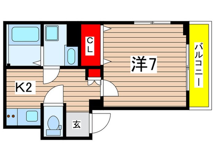 グランデパール北小岩の物件間取画像