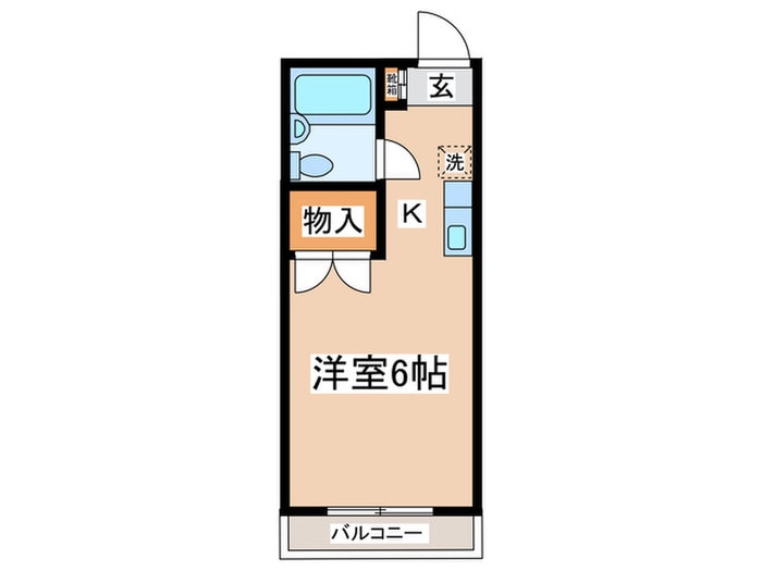 パークハイツ中島Ⅱの物件間取画像