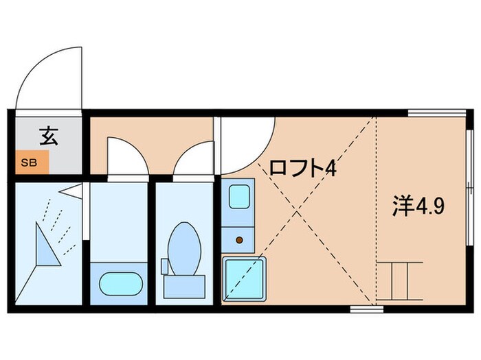 コンフォルタ椎名町の物件間取画像