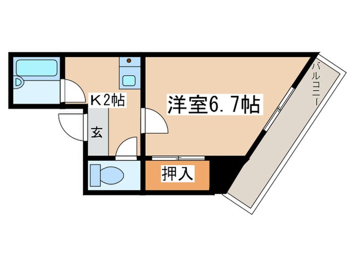 シロタビルの物件間取画像